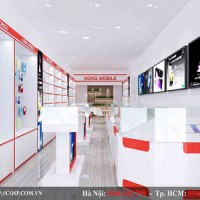 Thiết kế thi công cửa hàng điện thoại anh Hùng- Đăk Nông